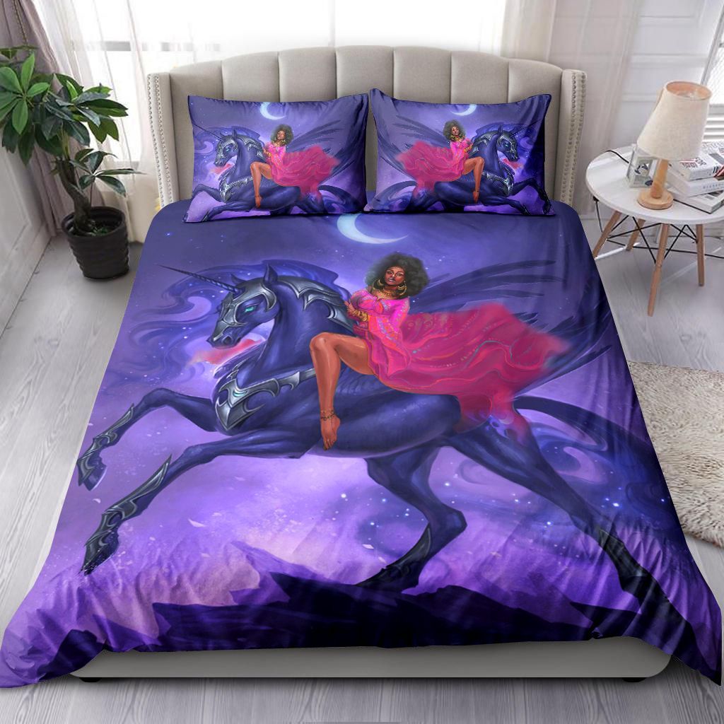 Black Queen There is No Force More Powerful Bedding Set