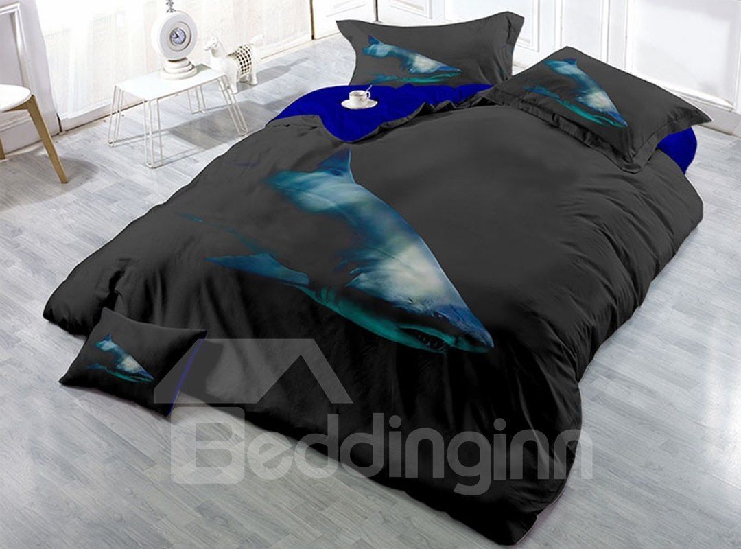 Black Shark Bedding Set