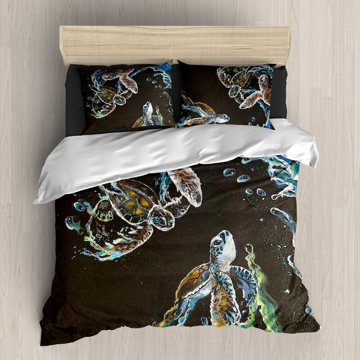 Black Turtle Bedding Set