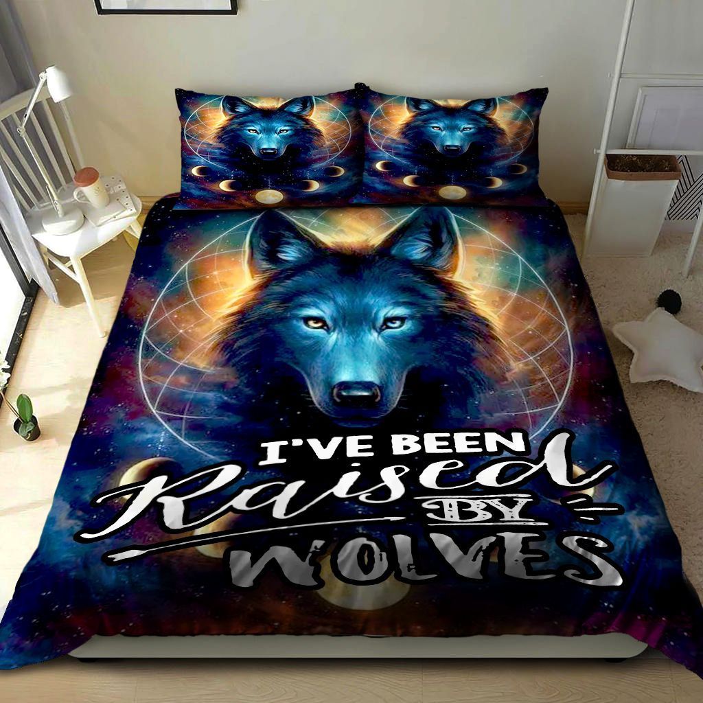 Black Wolf Bedding Set