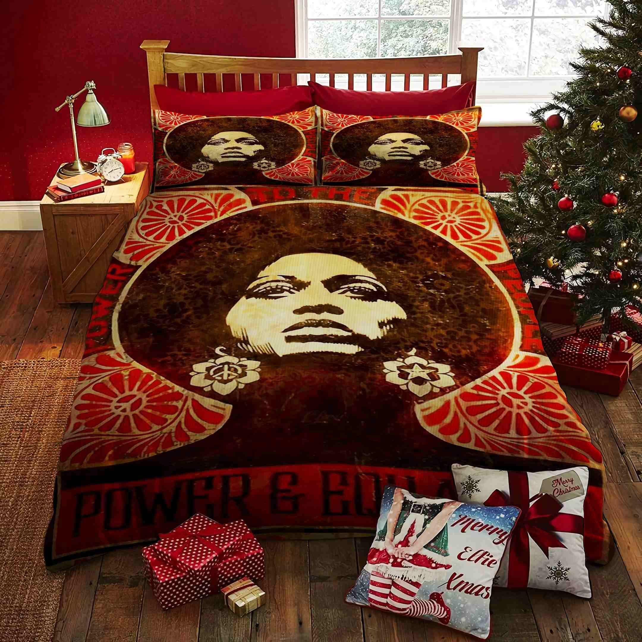 Black Woman Bedding Set
