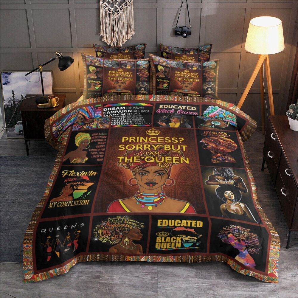 Black Woman Bedding Set