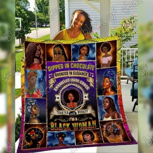 Black Woman CL19100139MDQ Quilt Blanket