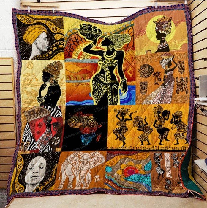 Black Woman CLH091010Q Quilt Blanket
