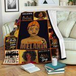 Black Woman Sherpa Fleece Blanket