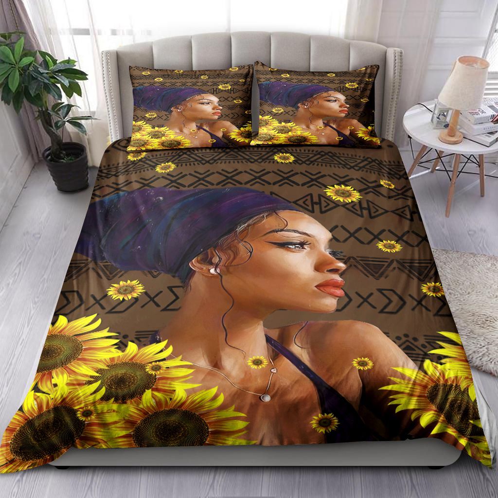 Black Woman Bedding Set