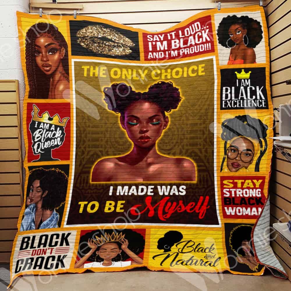 Black Woman Quilt Blanket DHC0602748TD