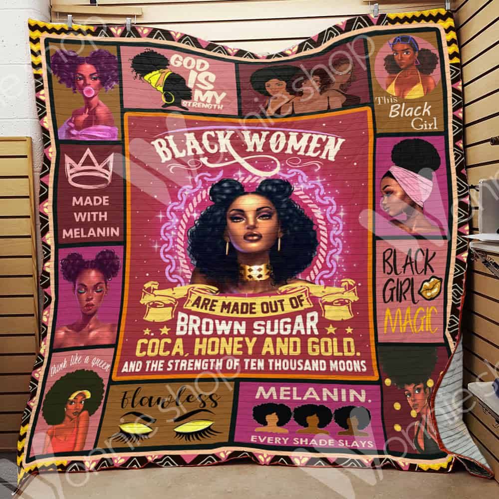 Black Woman Quilt Blanket DHC0602751TD