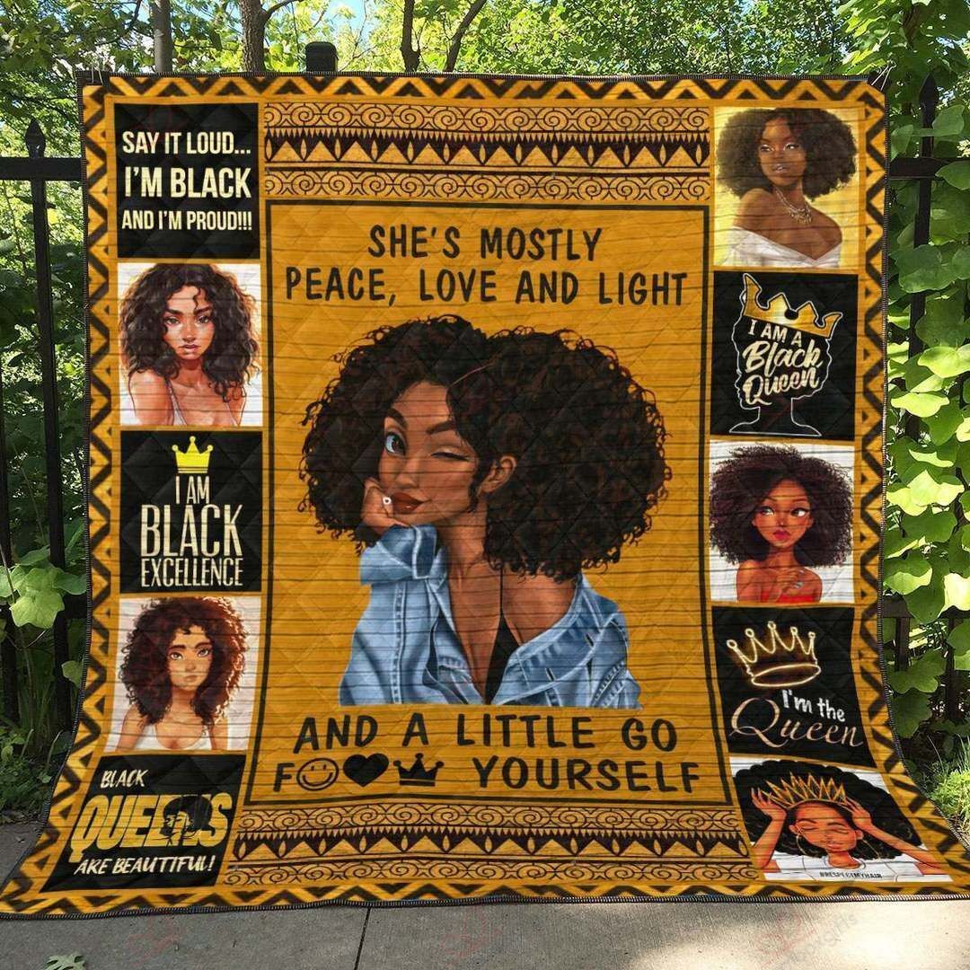 Black Women AM2309335CL Quilt Blanket