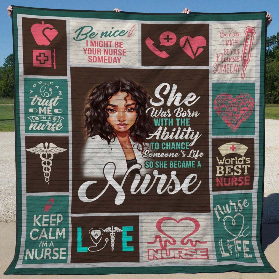 Black Women BI190707B TBG Quilt Blanket