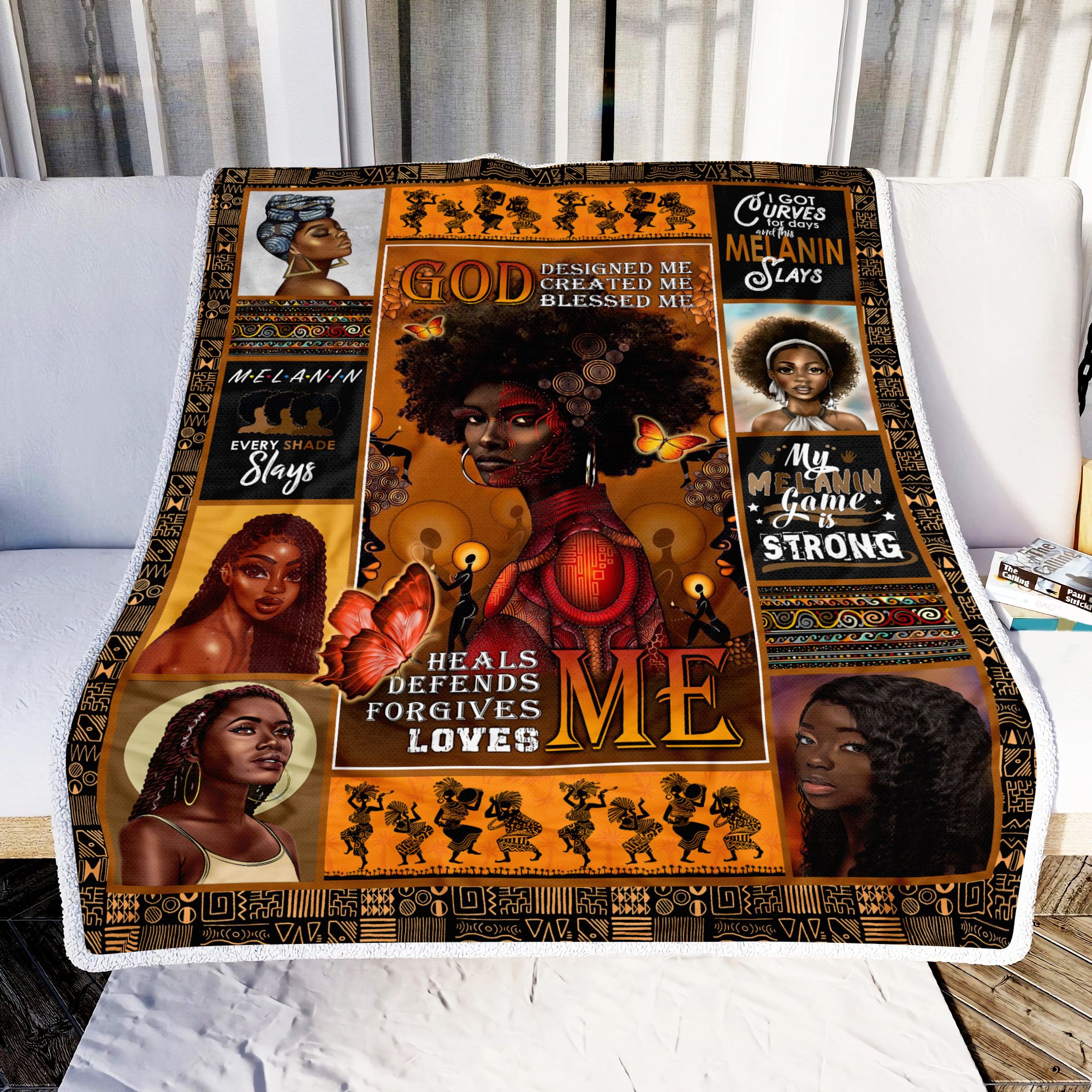 Black Women Black Lives Matter Black Pride Fleece Blanket