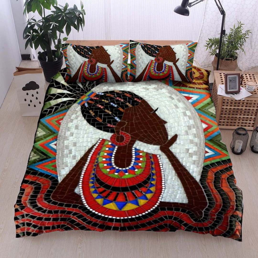 Black Women Bedding Set