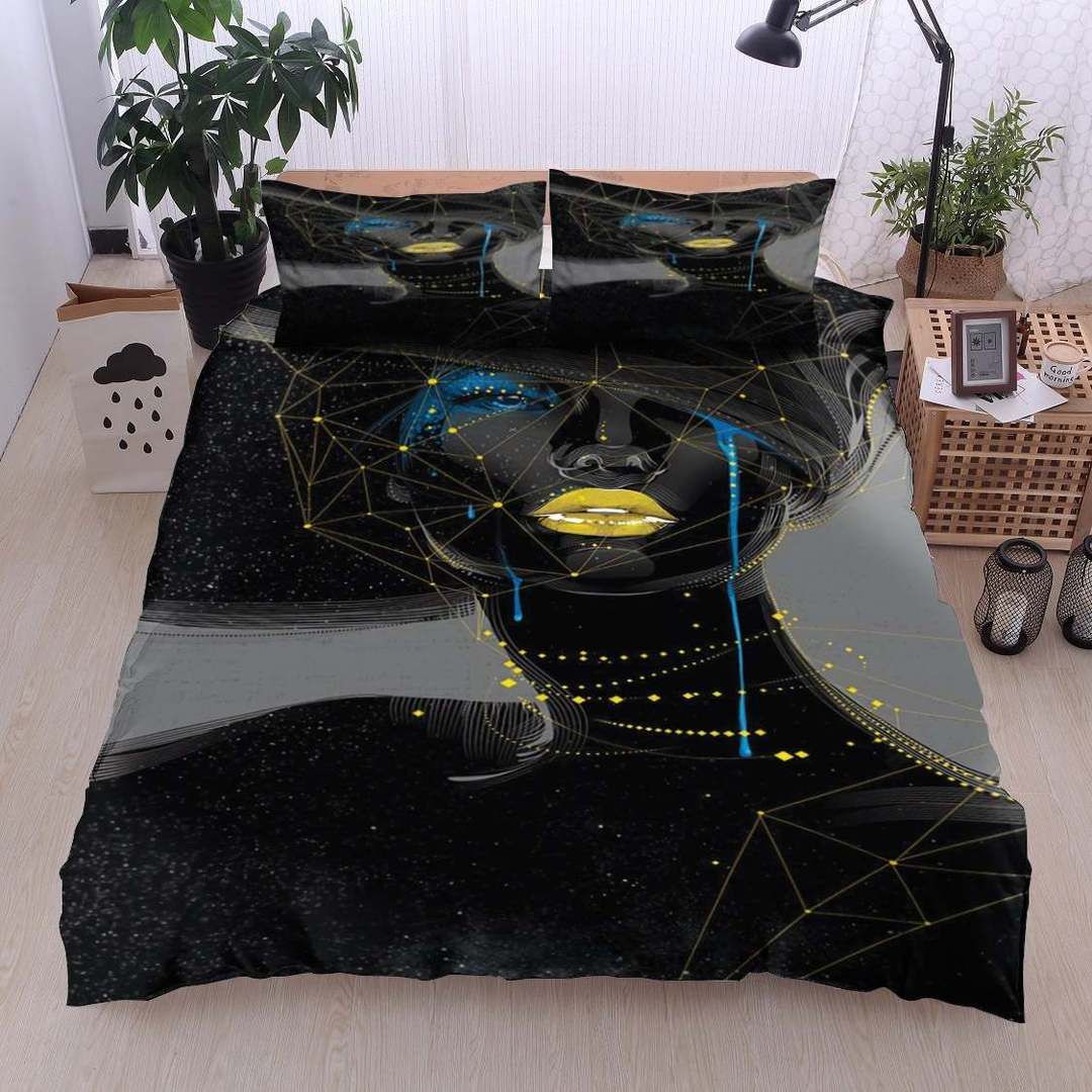 Black Women Bedding Set