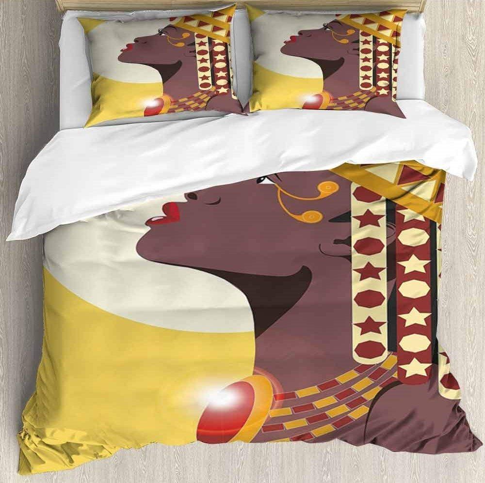 Black Women Bedding Set