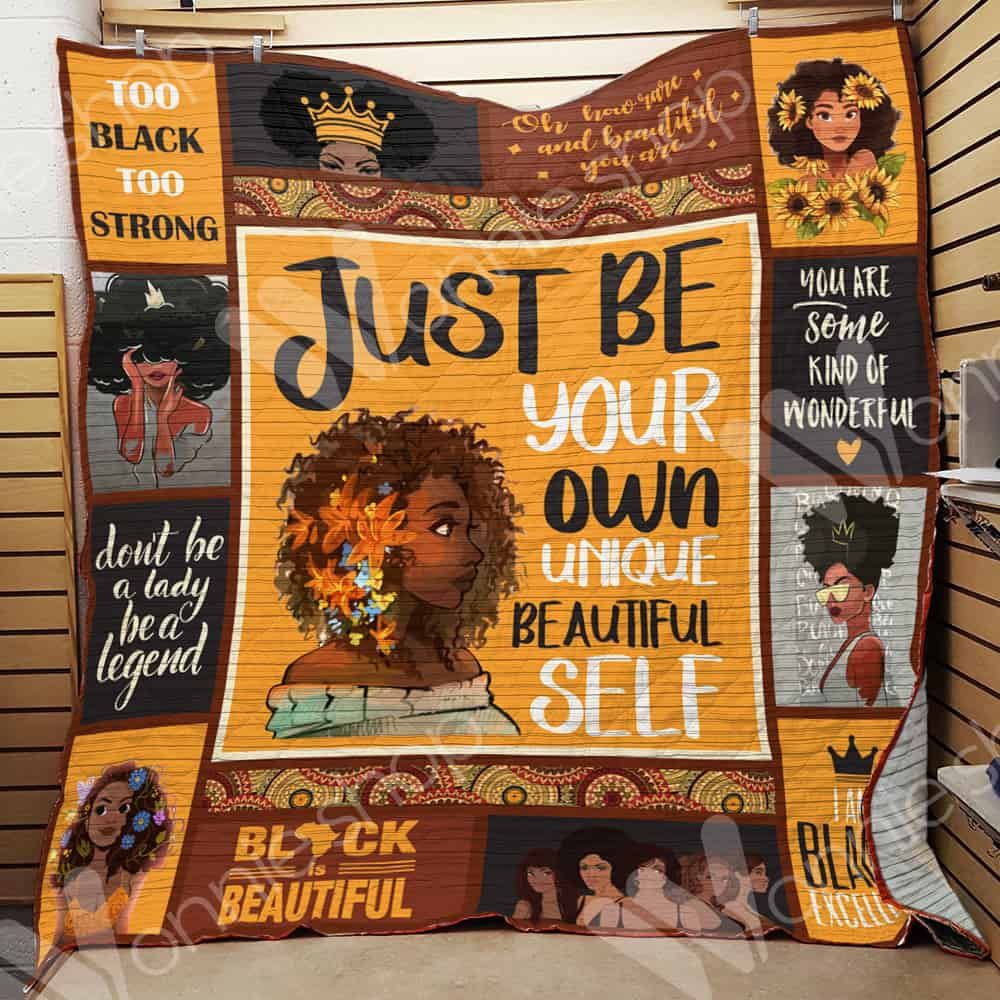 Black Women CL15100039MDQ Quilt Blanket