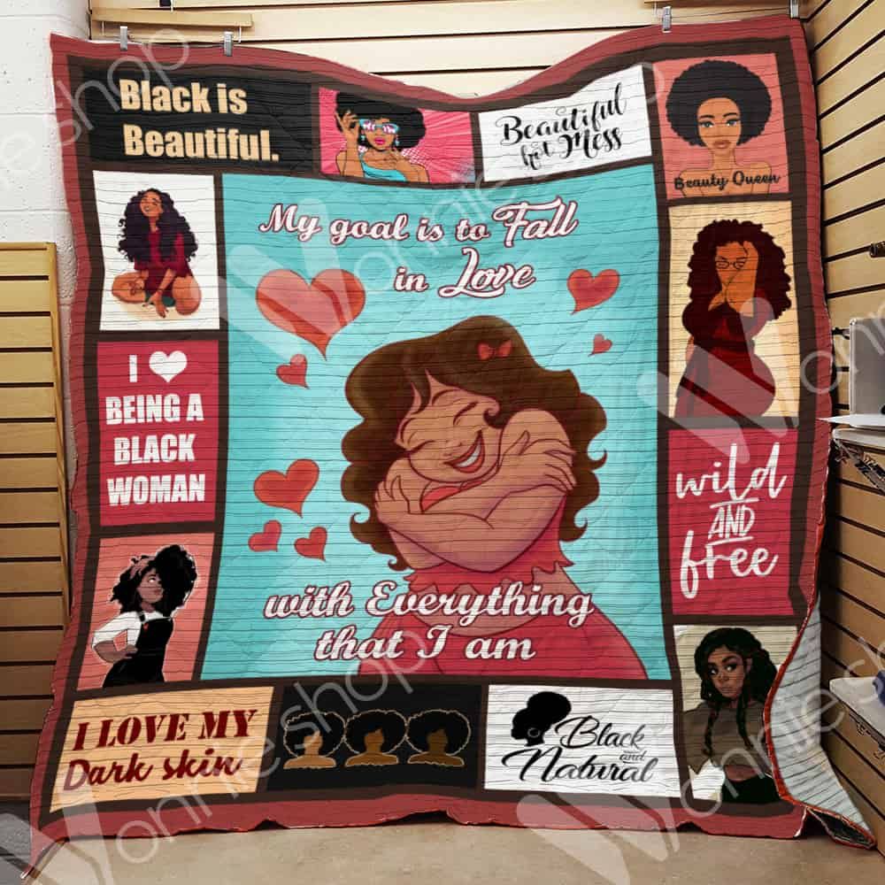 Black Women CL15100041MDQ Quilt Blanket