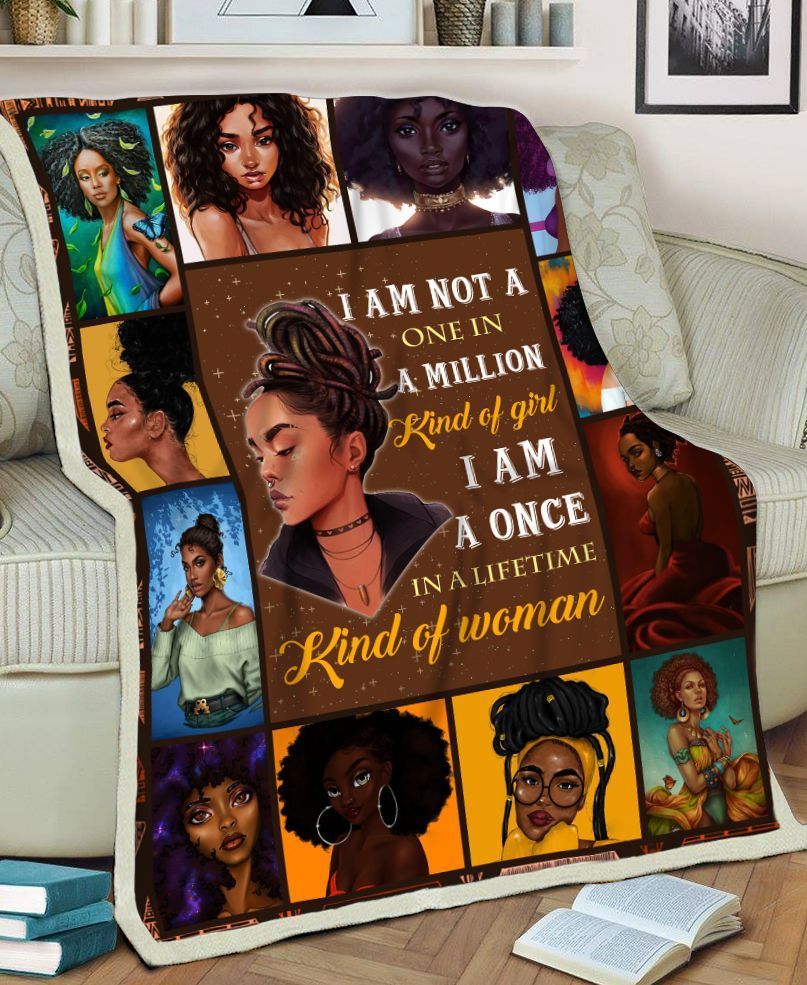 Black Women I Am Not A One In A Million Kind Of Girl Sherpa Fleece Blanket