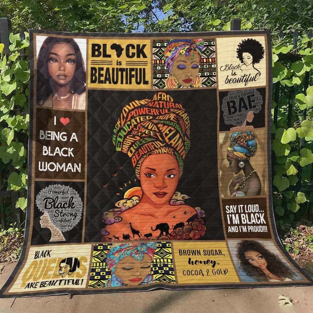 Black Women LI200703A TBG Quilt Blanket