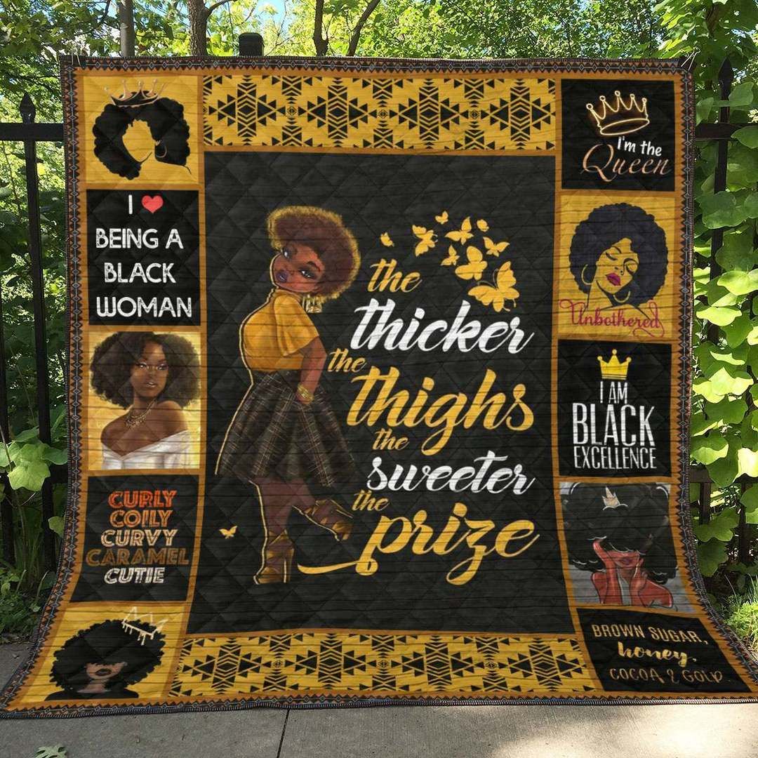 Black Women LI260701C TBG Quilt Blanket