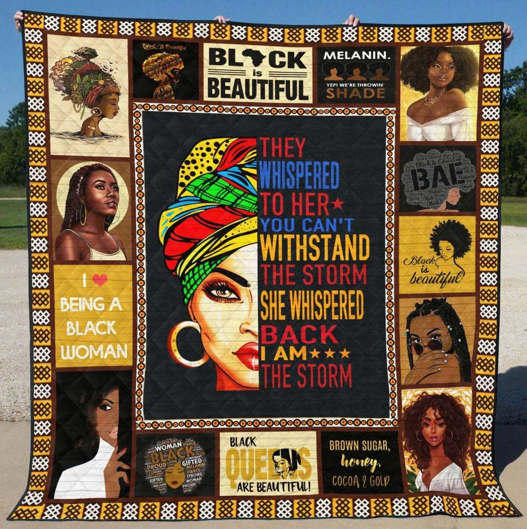 Black Women LI260705C TBG Quilt Blanket