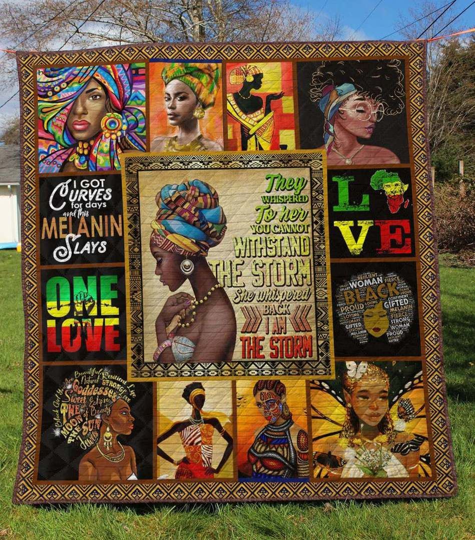 Black Women NG010806B TBG Quilt Blanket