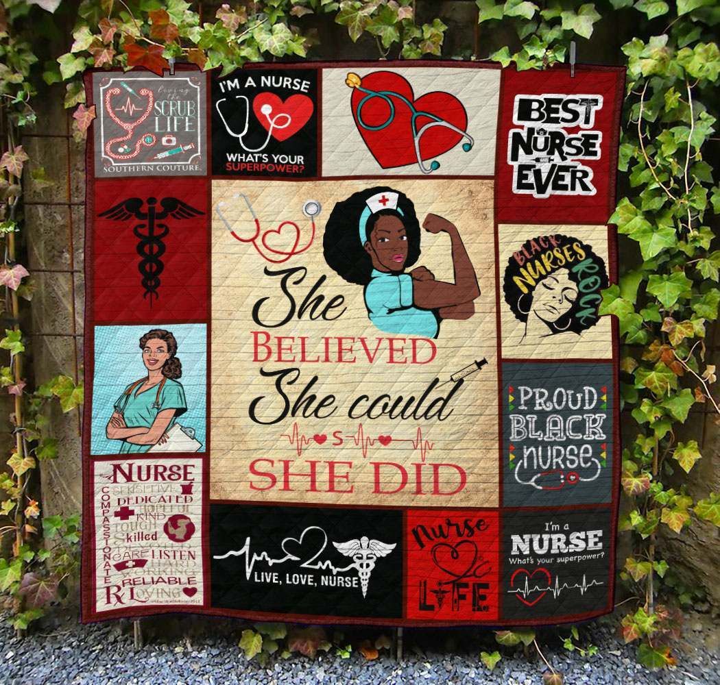 Black Women NG260704B TBG Quilt Blanket