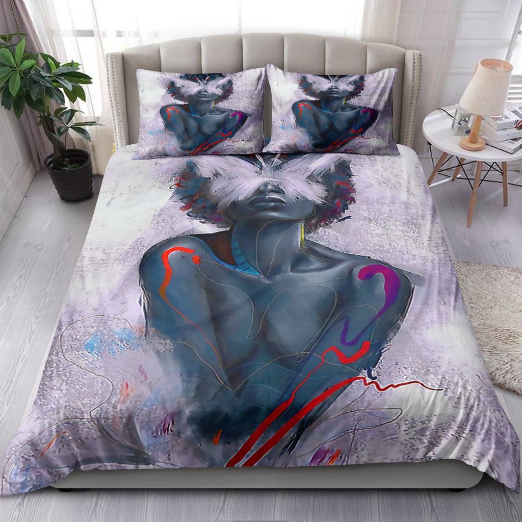 Black Women Bedding Set