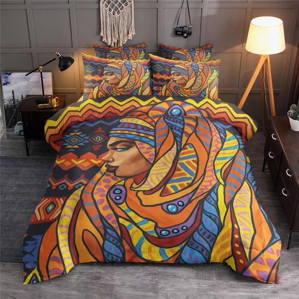 Black Women Bedding Set