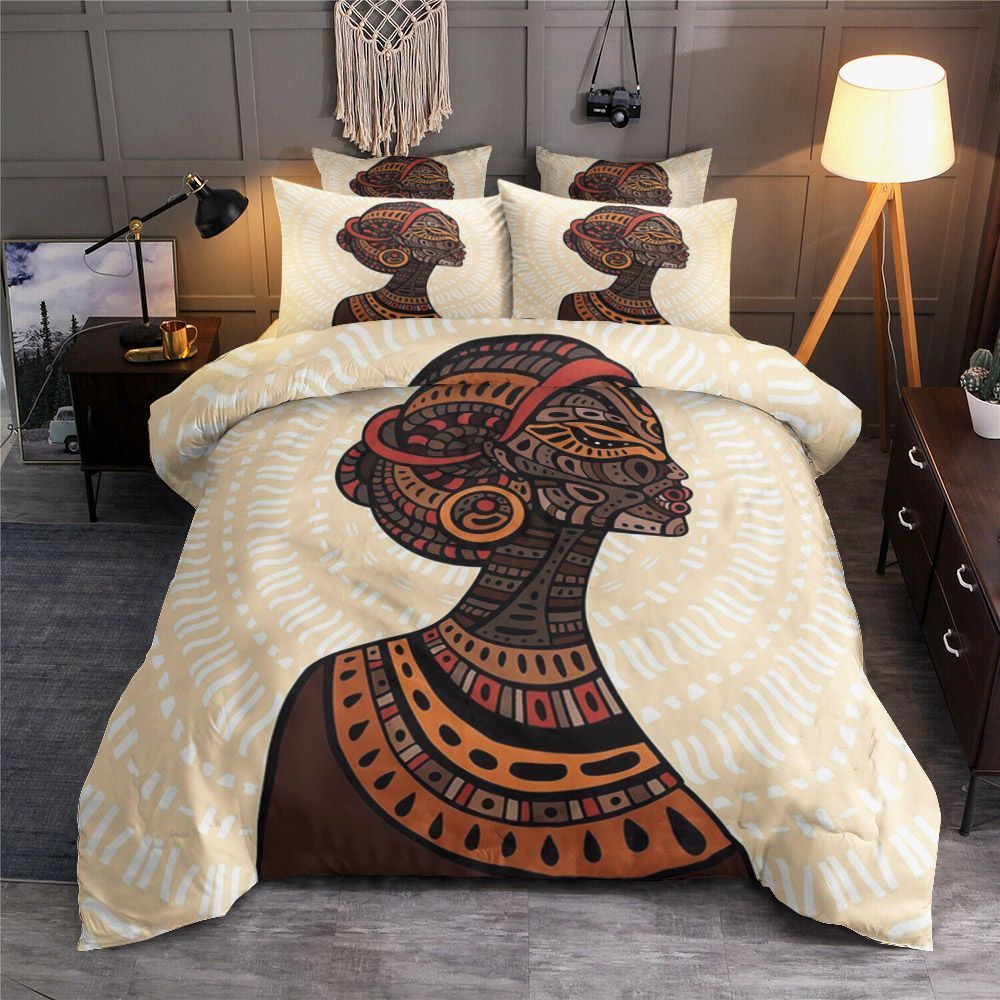 Black Women Bedding Set