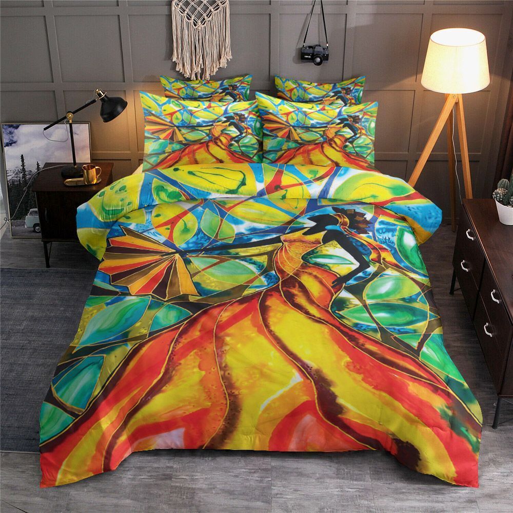 Black Women Bedding Set