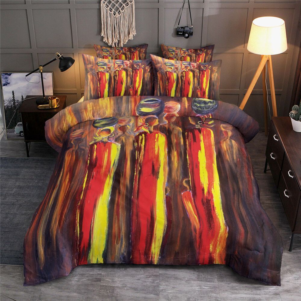 Black Women Bedding Set