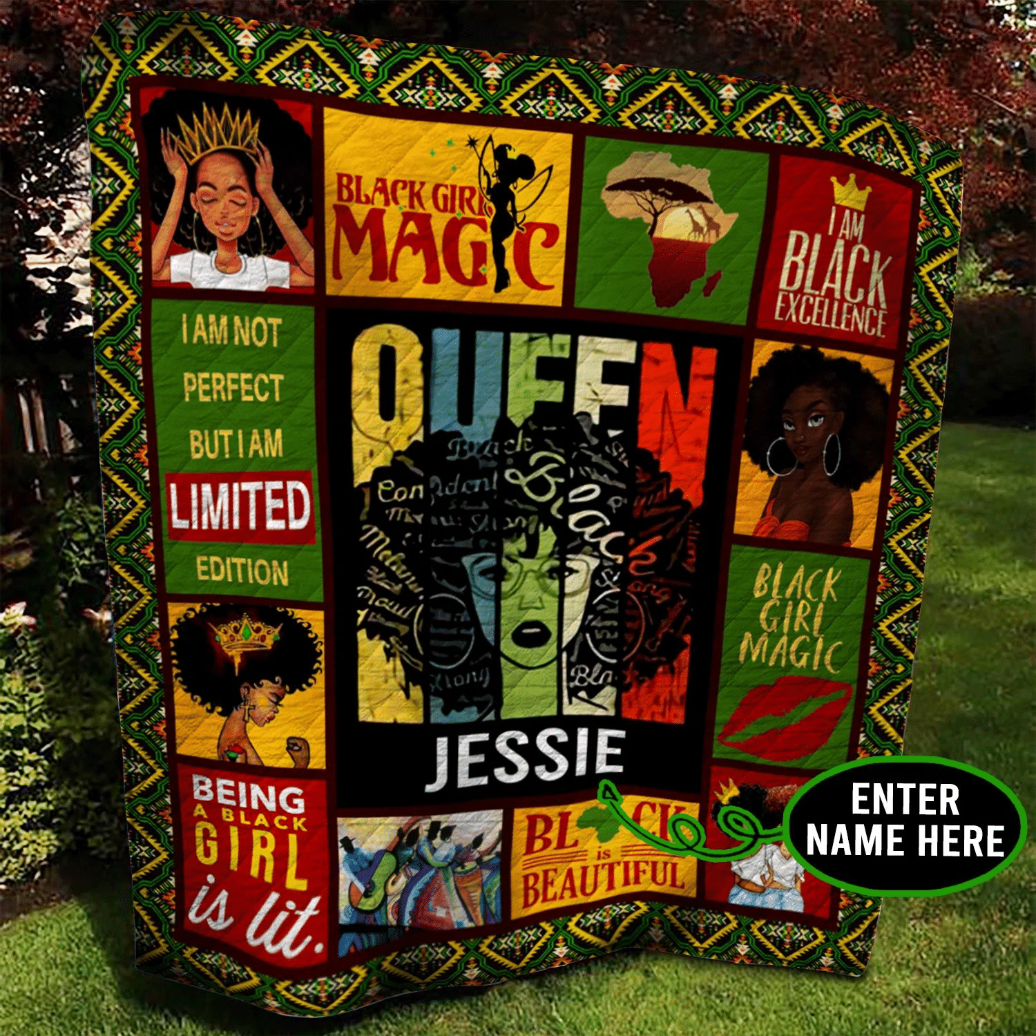 Black Women Personalized BBB161021 Quilt Blanket