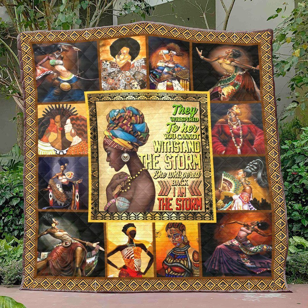 Black Women QH070802C TBG Quilt Blanket