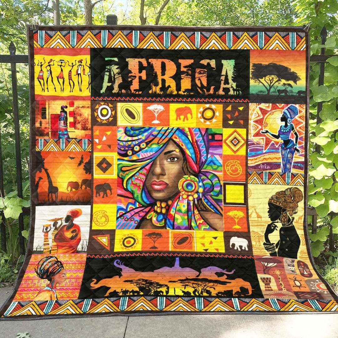 Black Women QH170705B TBG Quilt Blanket