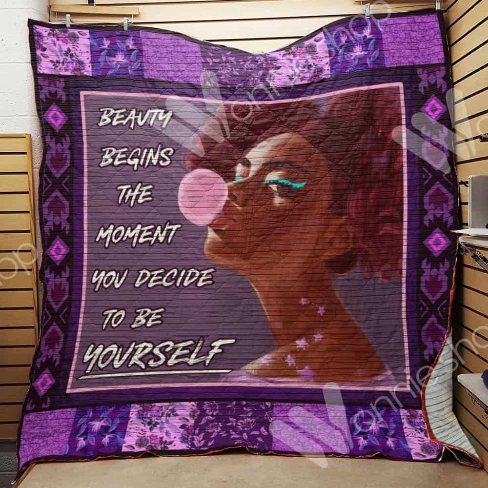 Black Women Quilt Blanket DHC01021353TD