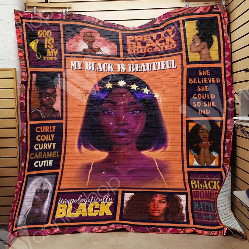 Black Women Quilt Blanket DHC01021408TD