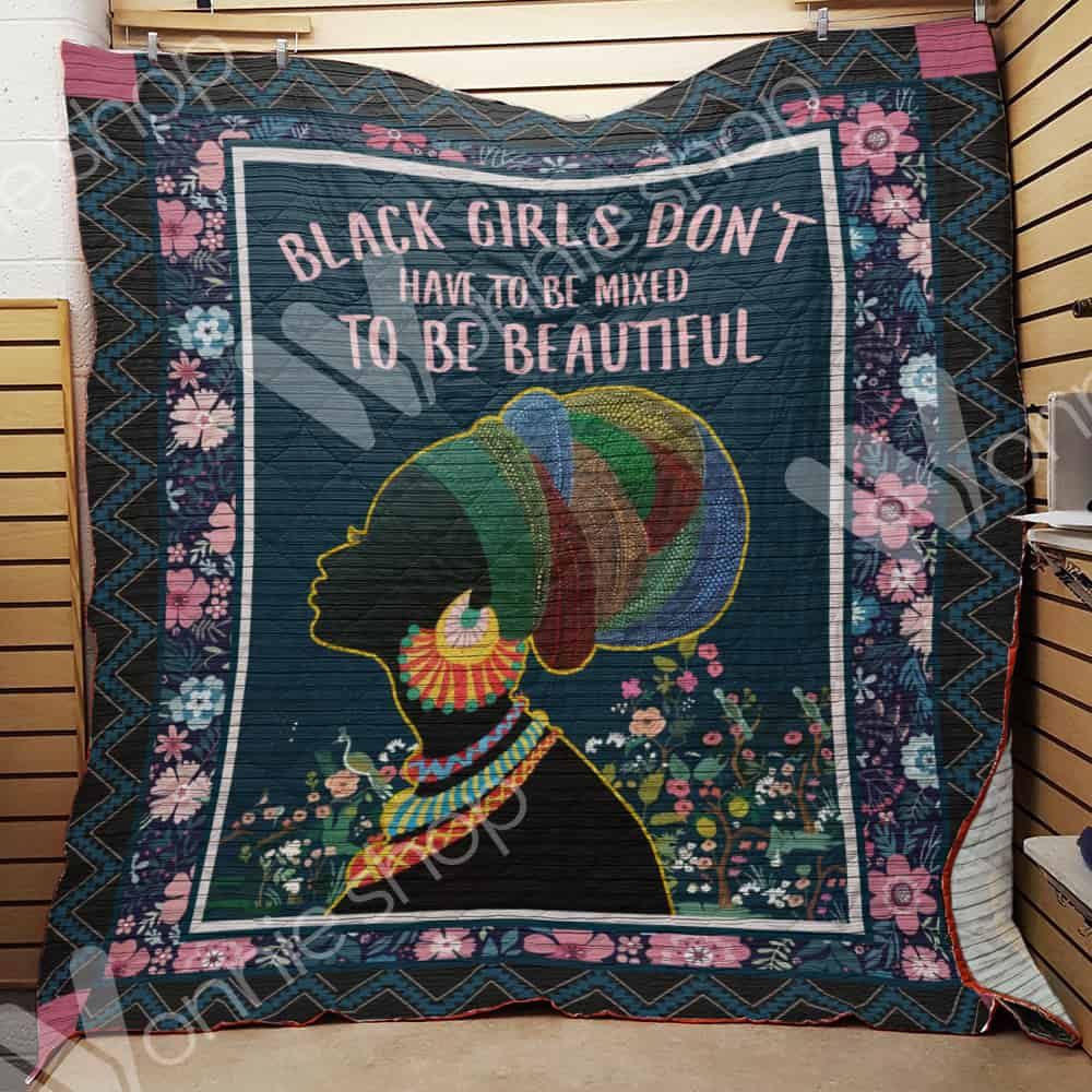 Black Women Quilt Blanket DHC01021419TD