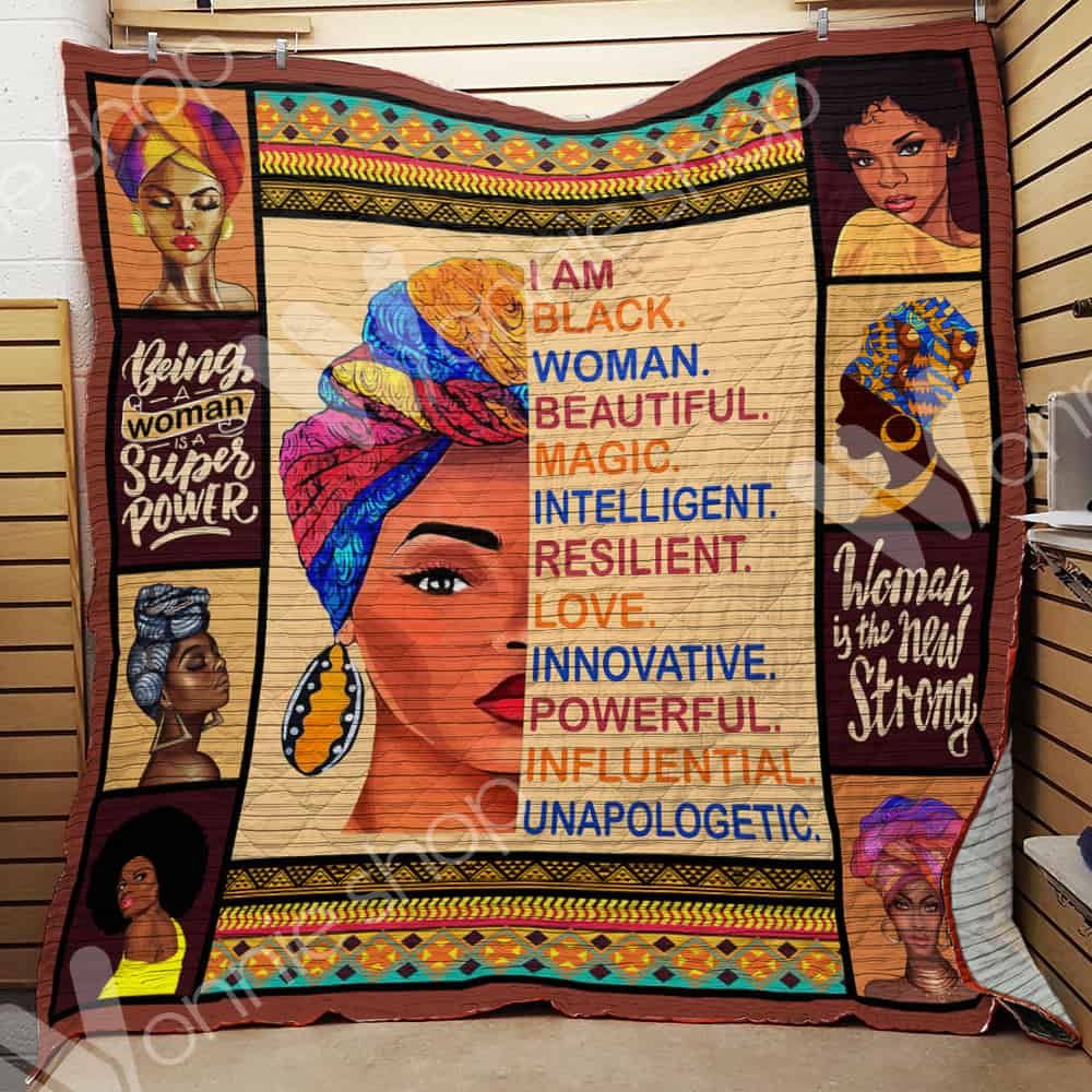 Black Women Quilt Blanket DHC01021459TD