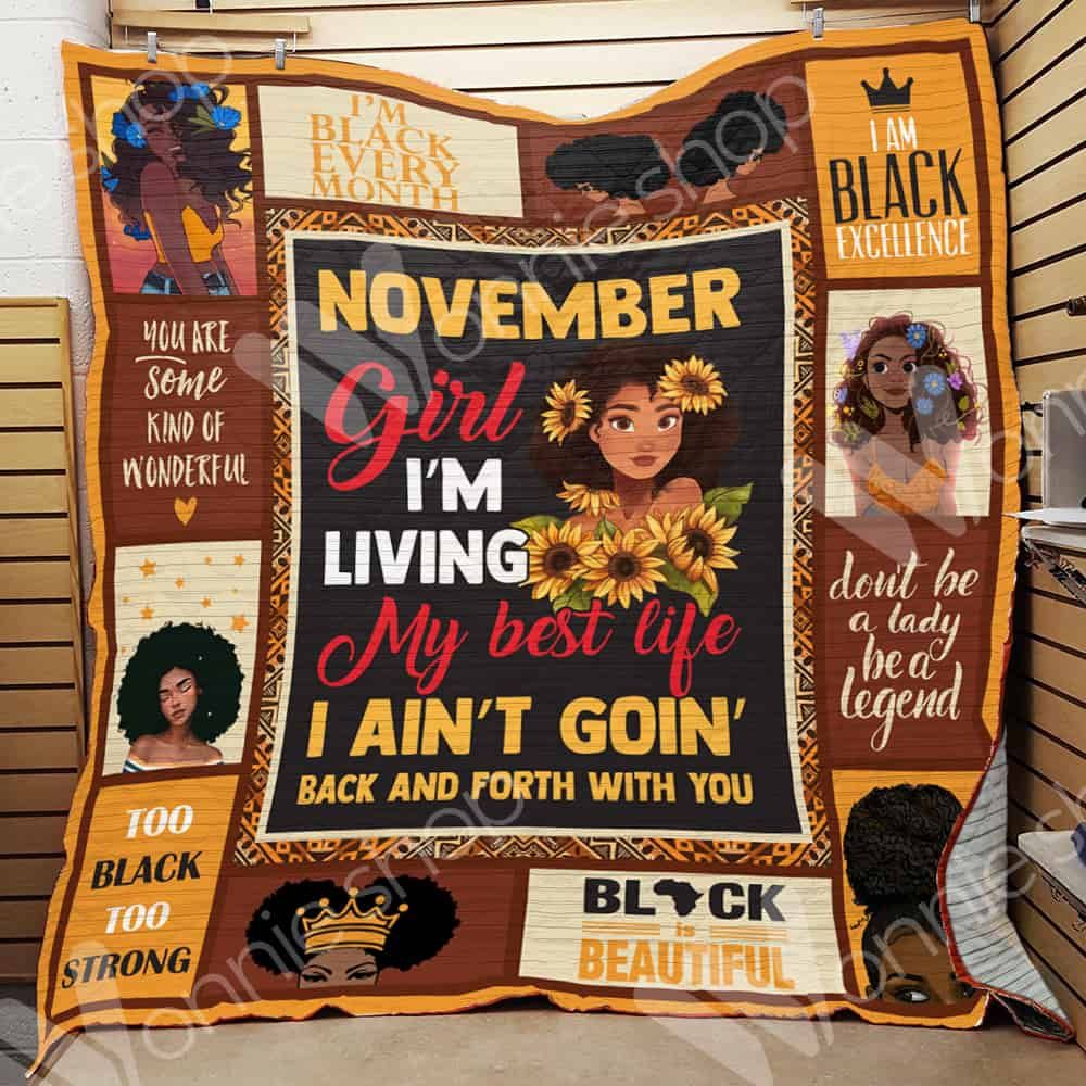 Black Women Quilt Blanket DHC0102980TD