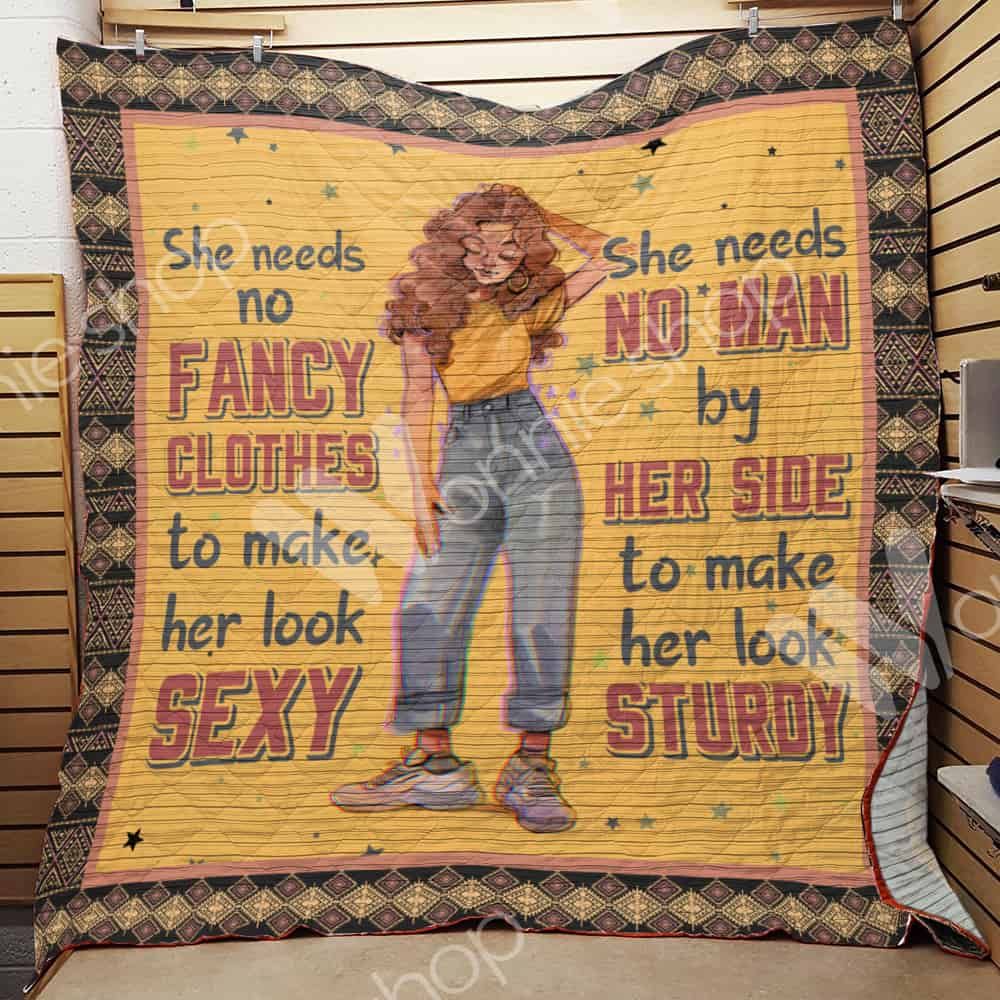 Black Women Quilt Blanket DHC03021011TD