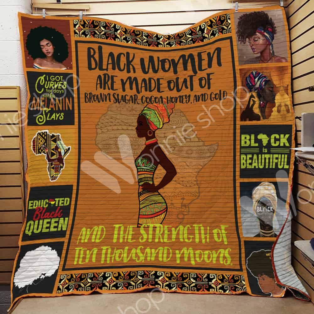 Black Women Quilt Blanket DHC03021144TD