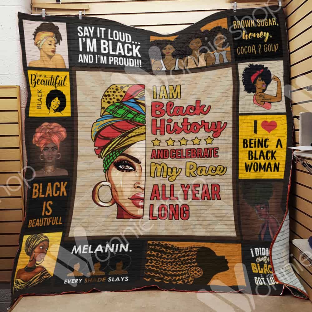 Black Women Quilt Blanket DHC03021149TD