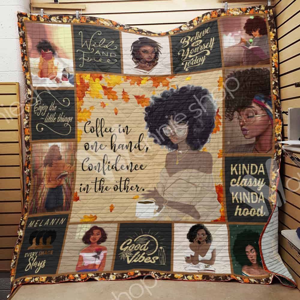 Black Women Quilt Blanket DHC03021150TD