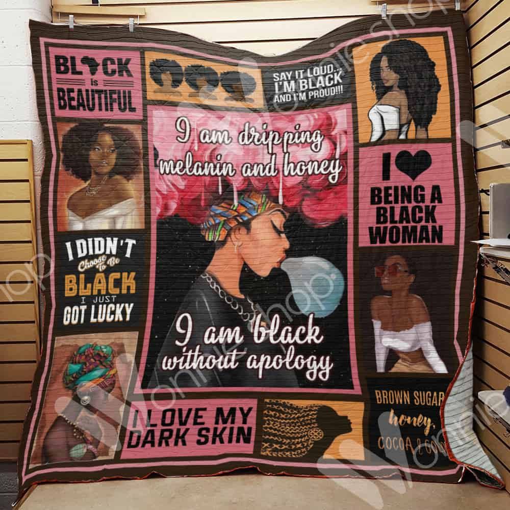 Black Women Quilt Blanket DHC03021279TD