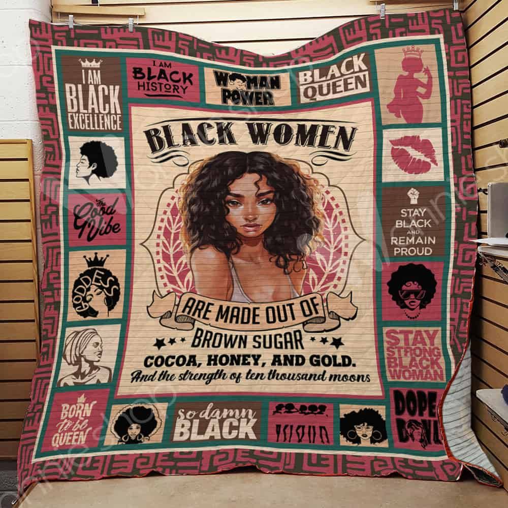 Black Women Quilt Blanket DHC03021291TD