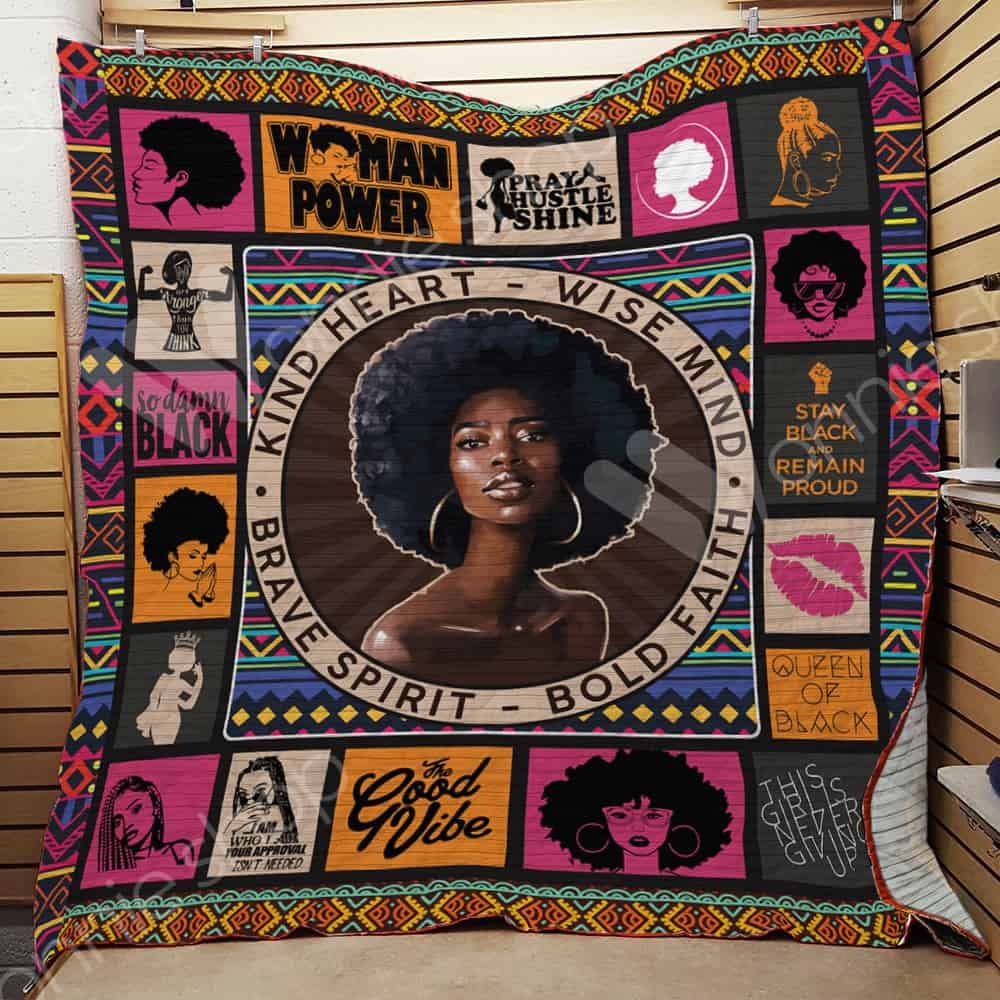 Black Women Quilt Blanket DHC03021293TD