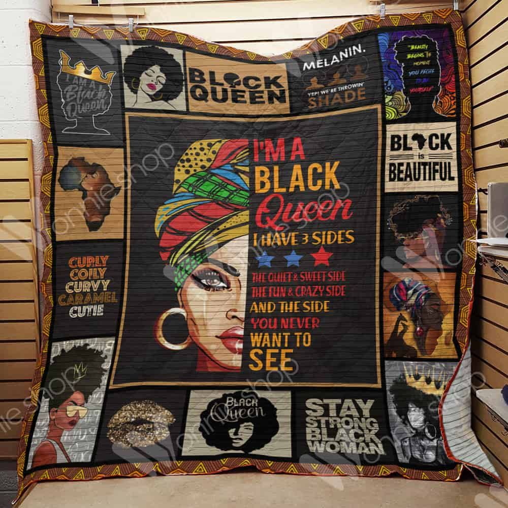 Black Women Quilt Blanket DHC03021303TD