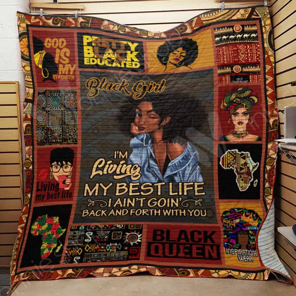 Black Women Quilt Blanket DHC03021304TD
