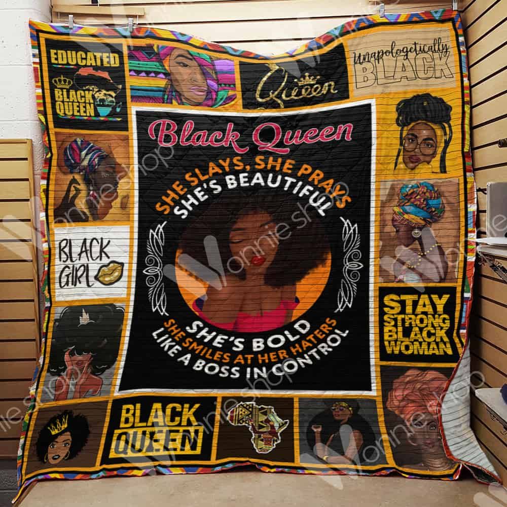 Black Women Quilt Blanket DHC03021306TD