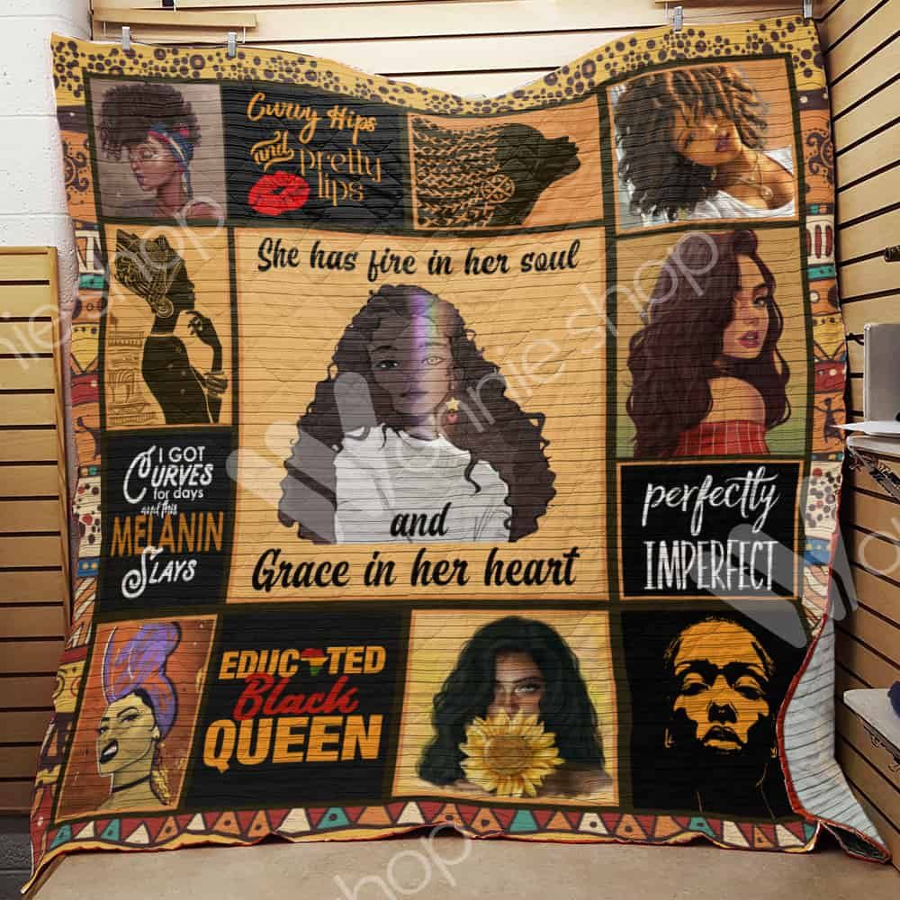 Black Women Quilt Blanket DHC0302873TD